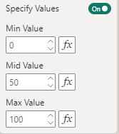 Specify Values