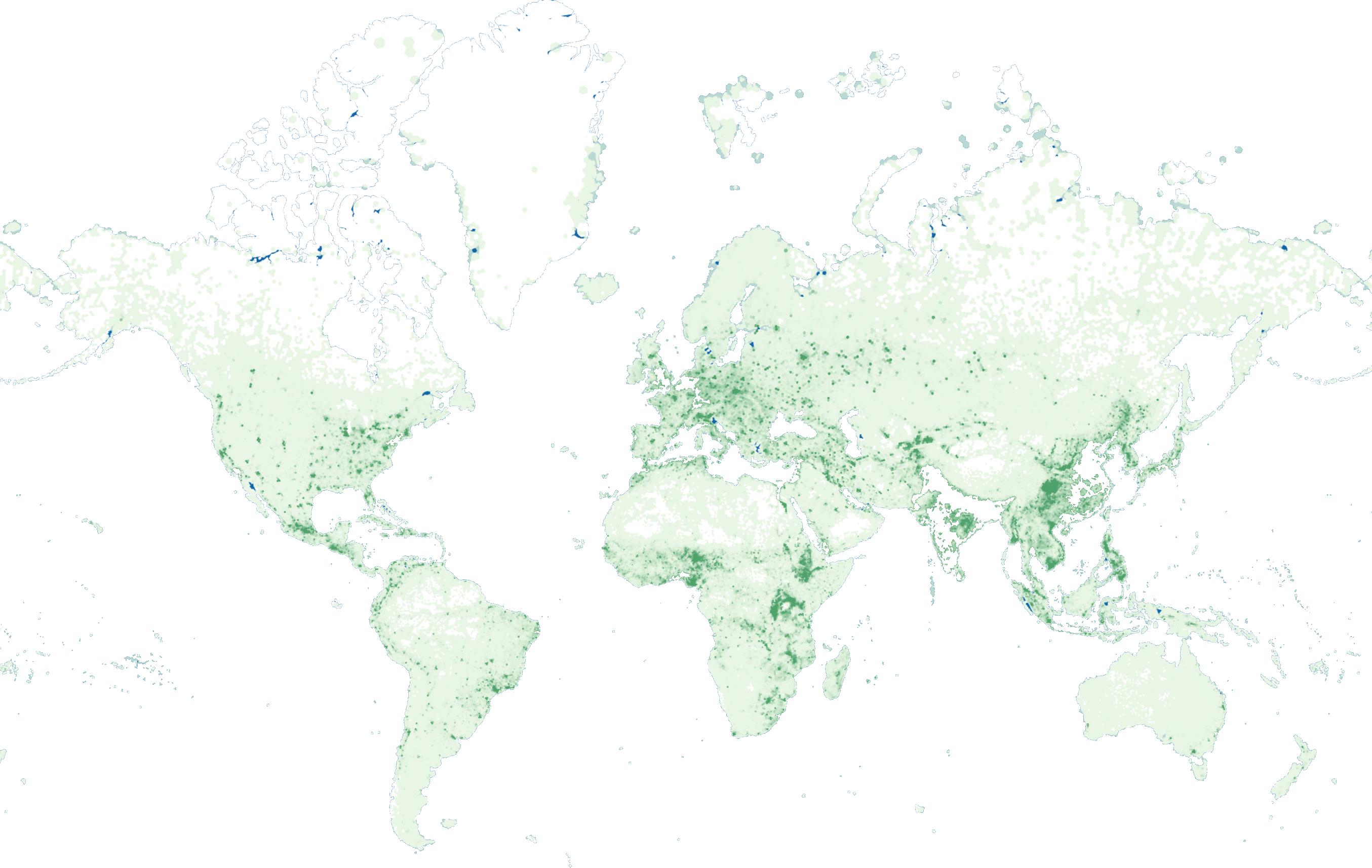 Global catalog map