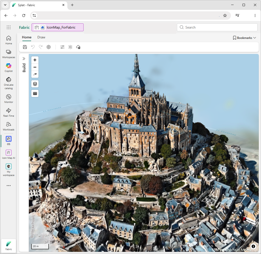 Icon Map for Microsoft Fabric — preview screen 1