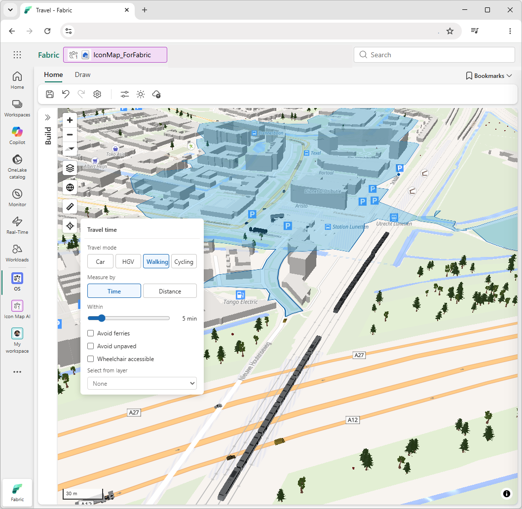 Icon Map for Microsoft Fabric — preview screen 4