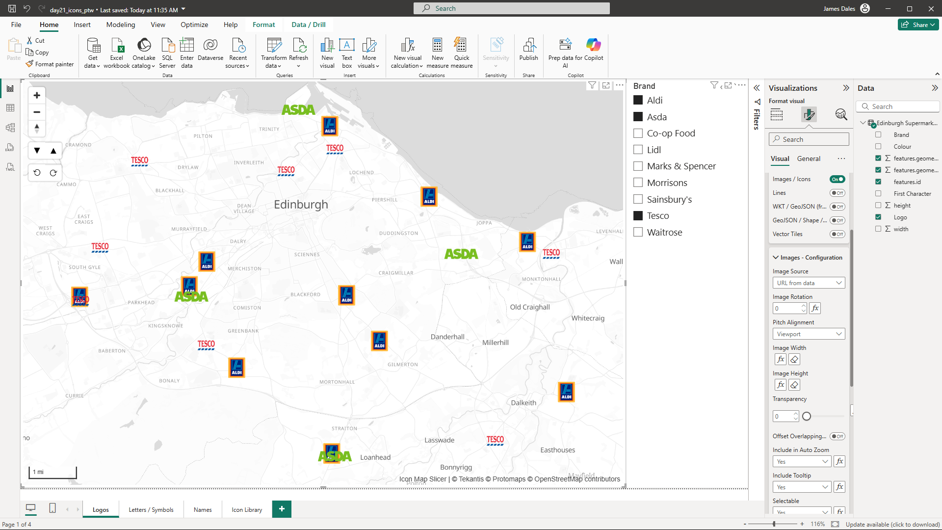 30 Day Map Challenge - Day 21 - Icons