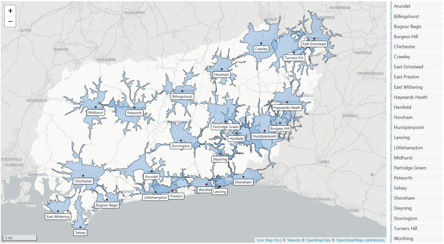 Fire Station Drive Times with Azure Maps API